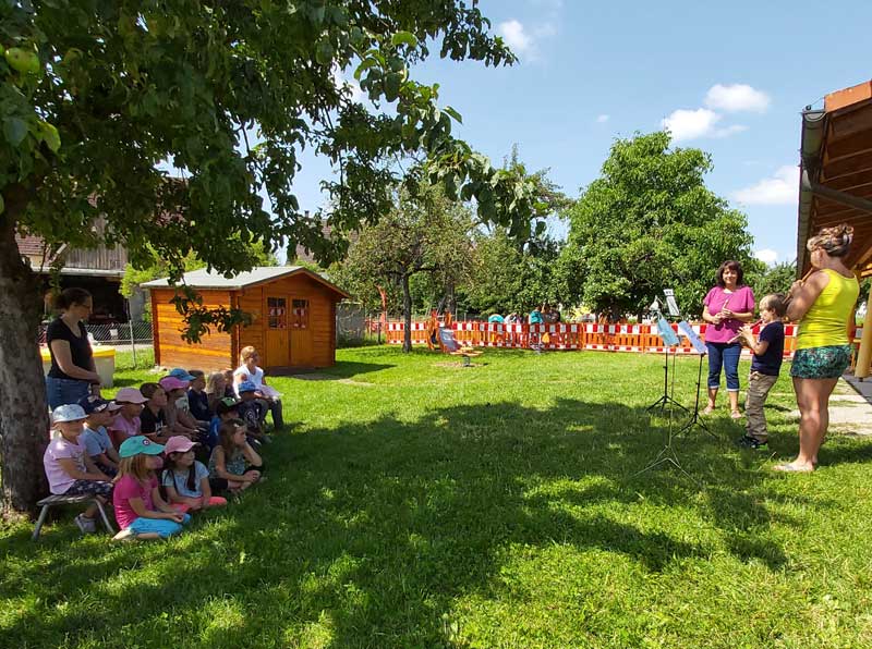 Blockflöten im Kindergarten